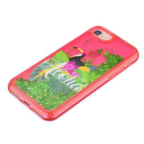 Silikonové pouzdro Cellularline Stardust pro iPhone 6 / 7 / 8 / SE 2020 / SE 2022,  motiv Aloha