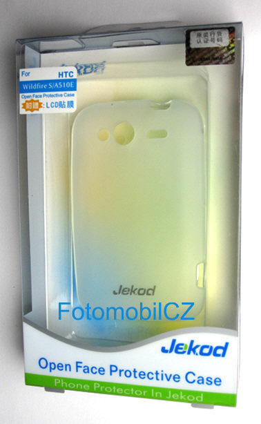 Silikonové ochranné pouzdro JEKOD TPU  White pro HTC WildFire S