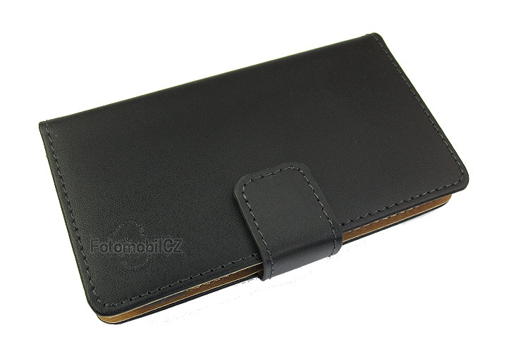 Flipové pouzdro folio knížkové černé pro Sony D2203 Xperia E3
