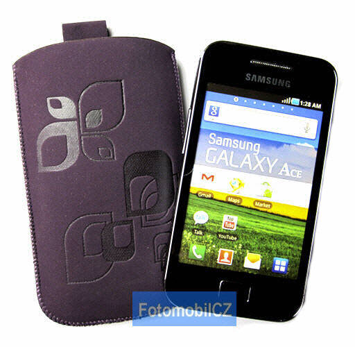 Pouzdro s vysunováním Samsung S5830 Galaxy Ace Purple