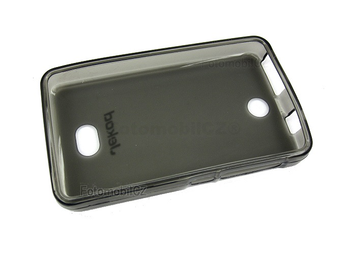Silikonové pouzdro kryt JEKOD TPU + fólie Black pro Nokia 501