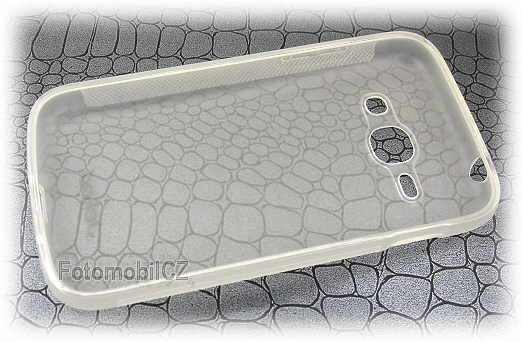 Silikonové pouzdro kryt JEKOD TPU + fólie White pro Samsung S7270 Galaxy Ace 3