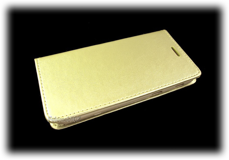 Pouzdro knížkové na magnet GOLD pro Samsung A520F Galaxy A5 2017
