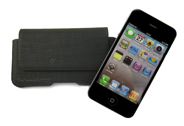 Pouzdro na opasek CellularLine ACTIVE ESSENTIAL, velikost L - IPhone 4, 4S, černé