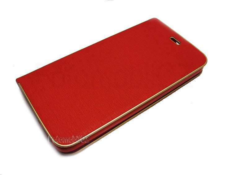 Luxusní knížkové pouzdro Vennus RED pro Xiaomi Redmi 4X