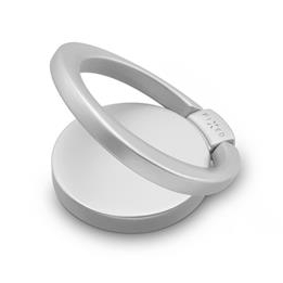 Prstýnek RING pro mobilní telefony FIXED Loop se stojánkem, stříbrný