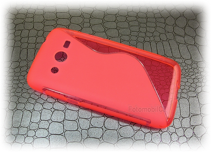 Silikonové pouzdro růžové + fólie Samsung G386 Galaxy Core LTE