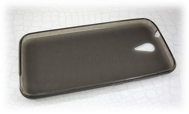 Silikonové pouzdro černé průsvitné HTC Desire 620, 620 Dual
