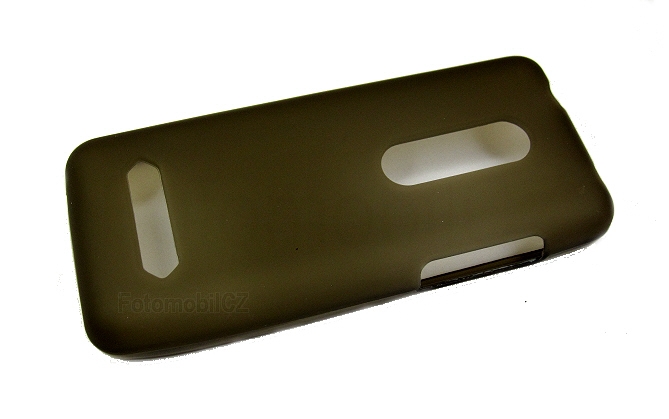 Silikonové pouzdro kryt černé poloprůhledné pro Nokia 206