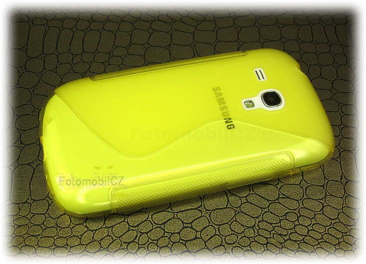 ForCell silikonové pouzdro kryt Lux S žluté pro Samsung i8190 S3 mini