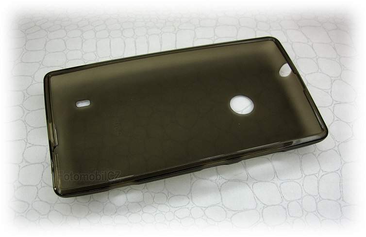 Silikonové pouzdro kryt TPU Black pro Nokia Lumia 520