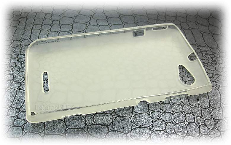 Silikonové pouzdro kryt  TPU White pro Sony Xperia L C2105