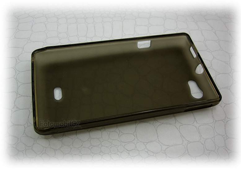 Silikonové pouzdro kryt TPU Black pro Sony Xperia Miro ST23i + fólie na displej