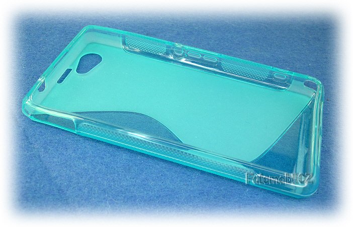 Silikonové tyrkysové pouzdro pro Sony D5503 Xperia Z1 Compact, Z1 mini