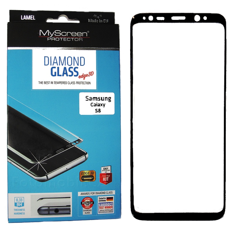 Ochranné sklo displeje MyScreen Diamond Glass 3D Full Screen pro Samsung G950F Galaxy S8
