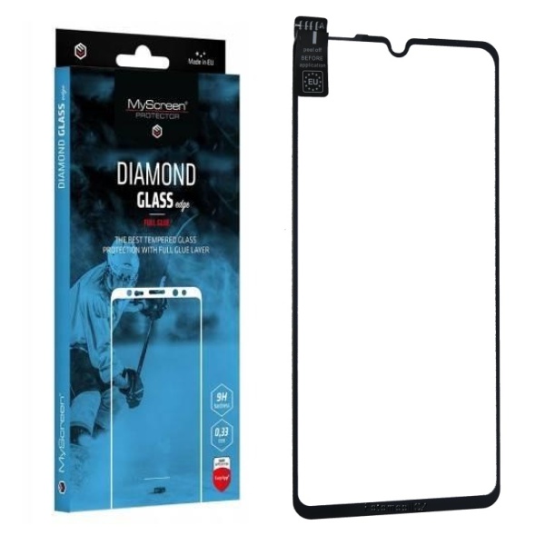 Ochranné sklo displeje MyScreen Diamond Glass FullGlue černé pro Huawei P30 Lite