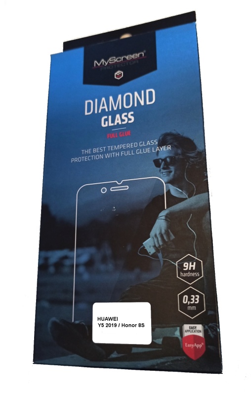 Ochranné sklo displeje MyScreen Diamond Glass FullGlue pro Huawei Y5 2019 / Honor 8S