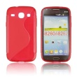 ForCell silkonové pouzdro kryt Lux S Red pro Samsung G350 Galaxy Core Plus