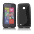 ForCell silkonové pouzdro kryt Lux S Black pro Nokia Lumia 530