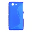 ForCell silkonové pouzdro kryt Lux S Blue pro Sony D5803 Xperia Z3 compact