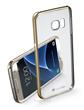 Zadní čirý kryt s ochranným rámečkem Cellularline CLEAR CRYSTAL pro Samsung Galaxy S7, zlatý