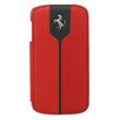 FEMTFLBKS4RE Ferrari Monte Carlo Kožené Book Pouzdro Red pro Samsung i9505 Galaxy S4 + fólie na displej