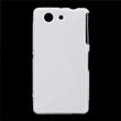 ForCell silkonové pouzdro kryt Lux S White pro Sony D5803 Xperia Z3 compact