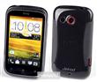 Silikonové pouzdro kryt JEKOD TPU + fólie Black pro HTC Desire C