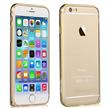 Hliníkový ochranný kryt bumper Devia Champagne Gold pro iPhone 6, oblý, zlatý
