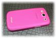Pouzdro JEKOD PP ultratenký 0,3 mm kryt růžový + fólie pro Samsung i9300 Galaxy S3, i9301 S3 Neo