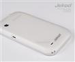 Silikonové pouzdro kryt JEKOD TPU + fólie White pro Lenovo S680