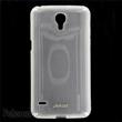 Silikonové pouzdro kryt JEKOD TPU + fólie White pro Samsung G910s Galaxy Round