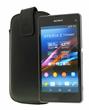 Kožené pouzdro OZBO Cora černé Sony Xperia Z1 Compact D5503