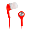 Přenosná stereo sluchátka Setty 3,5mm bez mikrofonu červené