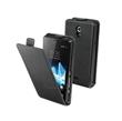 Pouzdro Made for Xperia Flap pro Sony Xperia J, slim provedení, PU kůže, černé