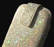 Pouzdro OZBO Cora Flash, velikost XL, stříbrný glitter