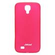 Pouzdro JEKOD PP ultratenký 0,3 mm kryt Red pro Samsung i9505 Galaxy S4 + fólie
