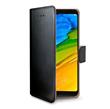 Pouzdro typu kniha CELLY Wally pro Xiaomi Redmi 5, černé