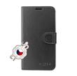 Pouzdro typu kniha FIXED FIT Shine pro Huawei P30, antracitové + sklo na displej