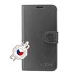 Pouzdro typu kniha FIXED FIT Shine pro Xiaomi Redmi Note 7, antracitové