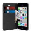 Puro flipové pouzdro pro iPhone 5C se třemi přihrádkami na karty, černá