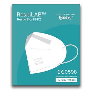 Respirátor FFP2 RespiLAB 10 kusů (22 Kč/kus) - možný osobní odběr ZDARMA na prodejně v Praze