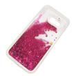 Silikonové pouzdro růžové třpytky pro Samsung A320F Galaxy A3 2017