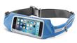 Sportovní pouzdro CellularLine WAISTBAND RUNNING s průhledem, univerzální velikost, modrá