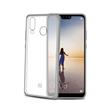 TPU silikonové pouzdro CELLY Laser - lemování s matným kovovým efektem pro Huawei P20 Lite, stříbrné