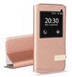 USAMS Muge S-View Pouzdro Rose GOLD zlatá barva pro Samsung G930 Galaxy S7