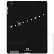 Luxusní kryt WHITE DIAMONDS Sash Black s krystaly SWAROVSKI pro iPad 2, 3, 4