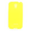 JEKOD TPU Pouzdro vč. Rámečku + fólie Yellow pro Samsung i9505 Galaxy S4