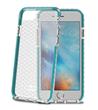 Zadní nárazuvzdorný pružný kryt CELLY Hexagon MILITARY TEST pro iPhone 6 / 6S / 7 / 8 / SE 2020 / SE 2022, tyrkysový