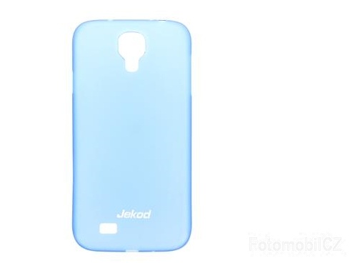 Pouzdro JEKOD PP ultratenký 0,3 mm kryt Blue + fólie pro Samsung i9505 Galaxy S4